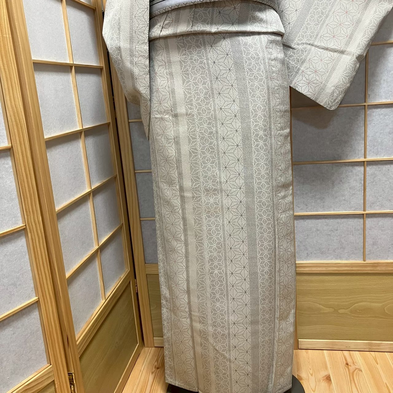 8745# Japanese Kimono only sold Vintage Womens Silk Fabric Robe Unlined kimono