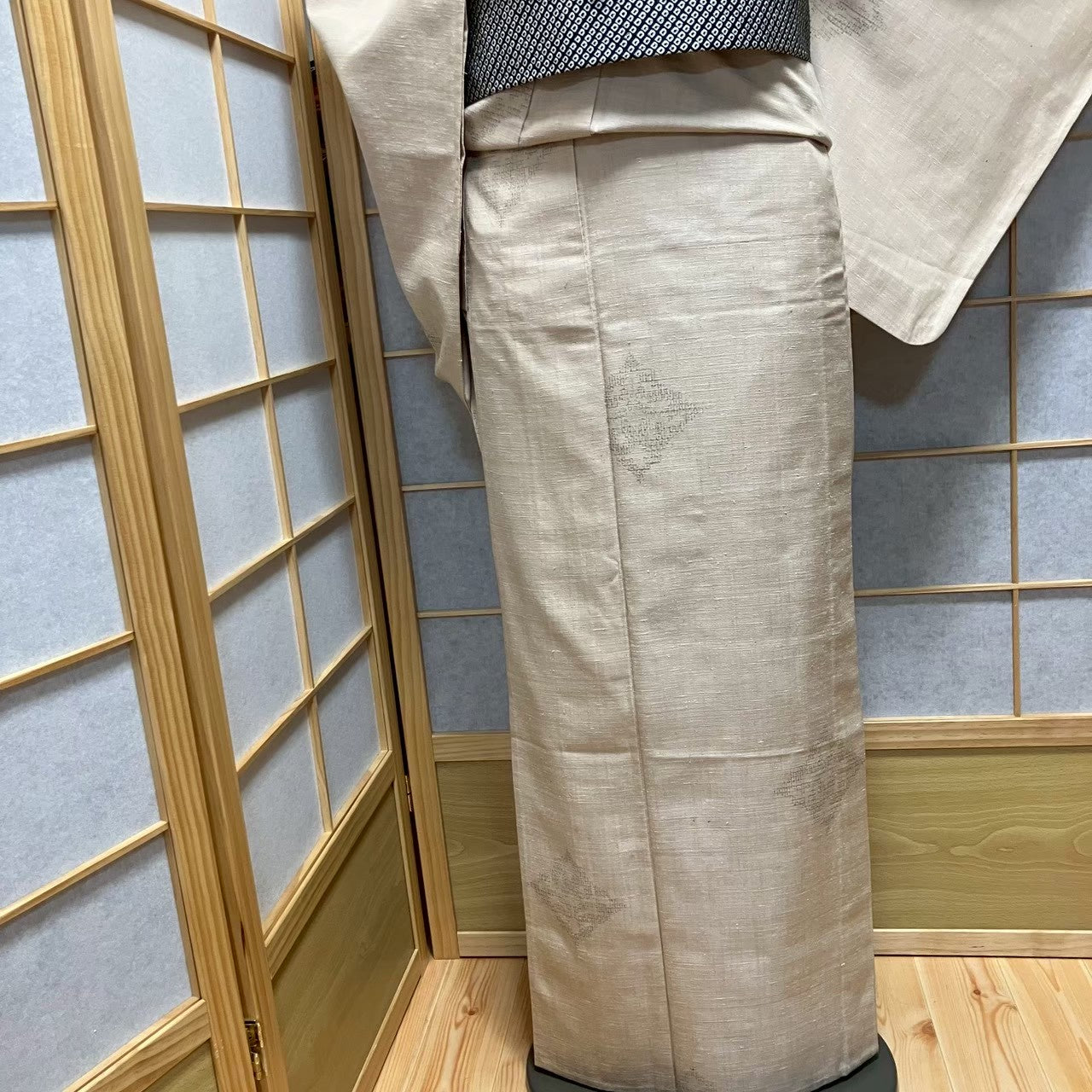 8747# Japanese Kimono only sold Vintage Womens Silk Fabric Robe Unlined kimono
