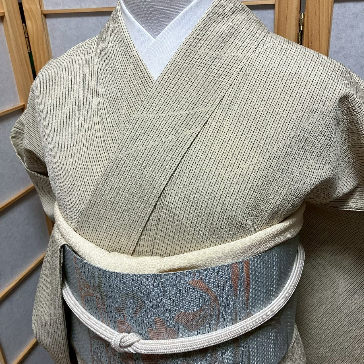 8484# Japanese Kimono only sold Vintage Womens Silk Fabric Robe Unlined kimono