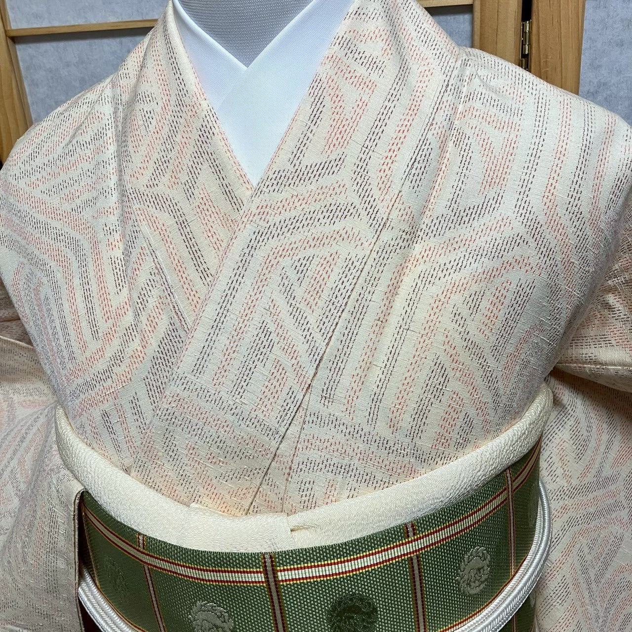 8804# Japanese Kimono only sold Vintage Womens Silk Fabric Robe Unlined kimono