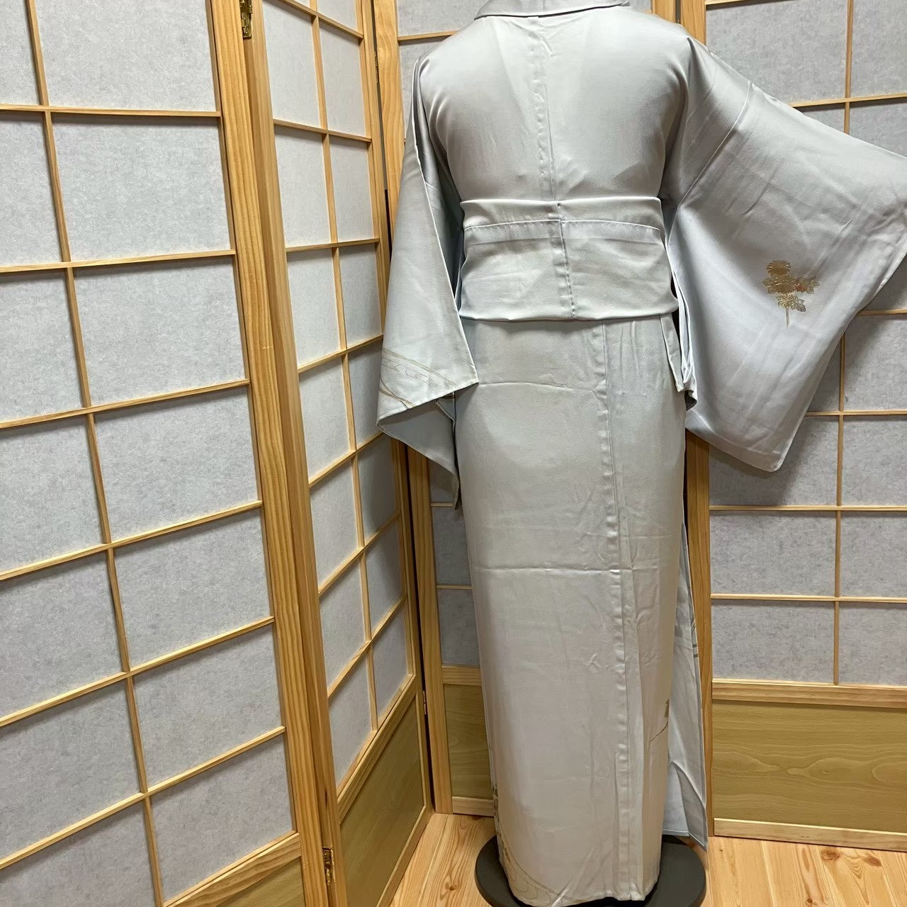 8805# Japanese Kimono only sold Vintage Womens Silk Fabric Robe Unlined kimono