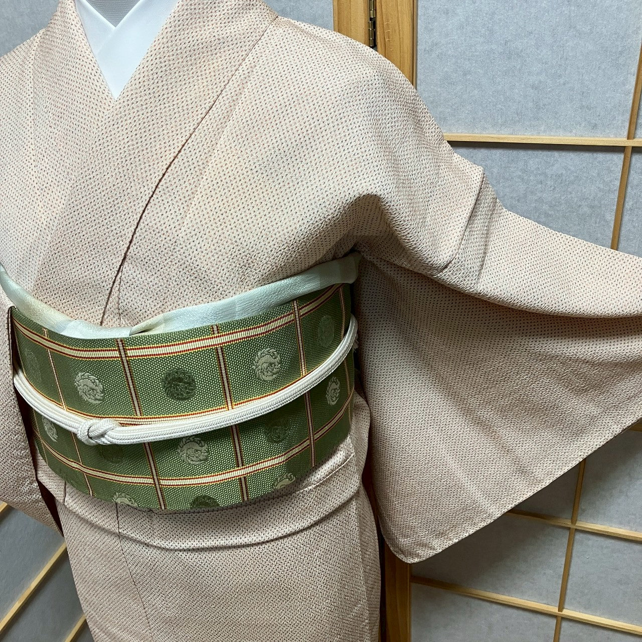 8808# Japanese Kimono only sold Vintage Womens Silk Fabric Robe Unlined kimono