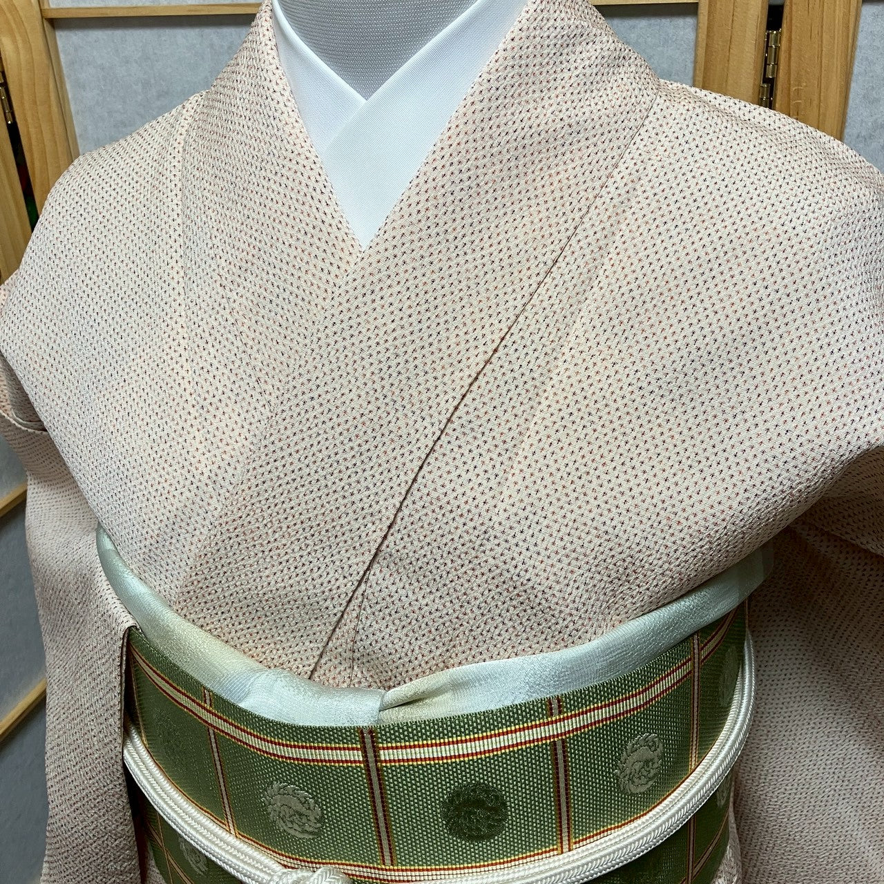 8808# Japanese Kimono only sold Vintage Womens Silk Fabric Robe Unlined kimono