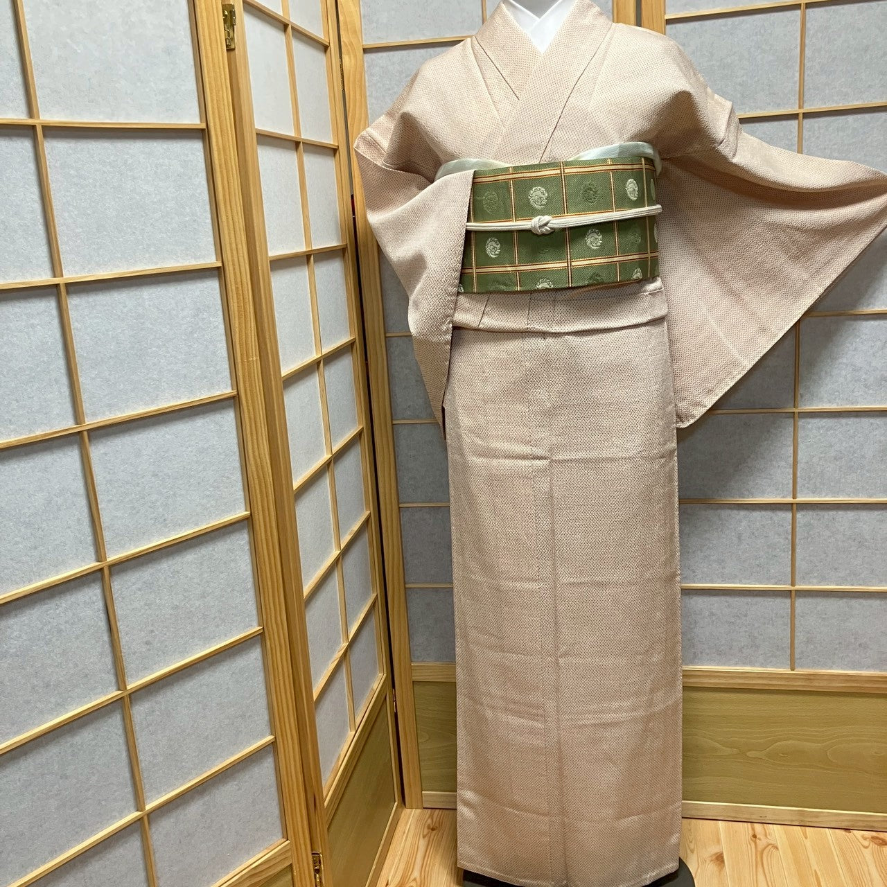 8808# Japanese Kimono only sold Vintage Womens Silk Fabric Robe Unlined kimono