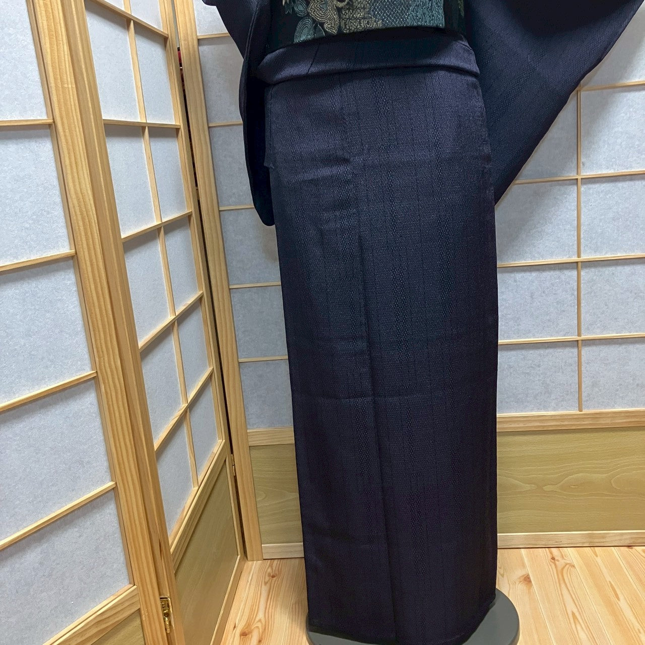 8809# Japanese Kimono only sold Vintage Womens Silk Fabric Robe Unlined kimono
