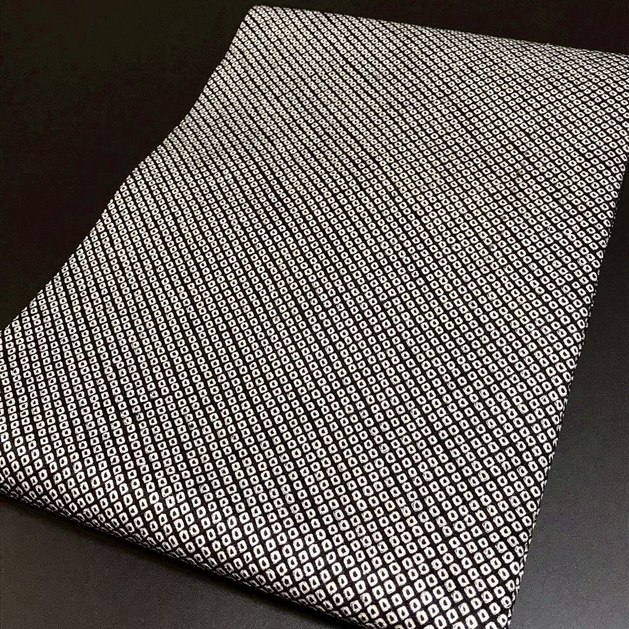 7508# Japanese Vintage Nagoya Obi Belt Kimono Fabric Silk Traditional Shibori