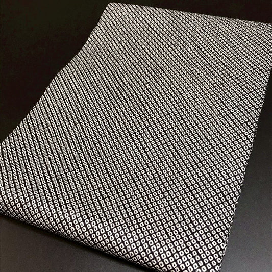 7508# Japanese Vintage Nagoya Obi Belt Kimono Fabric Silk Traditional Shibori