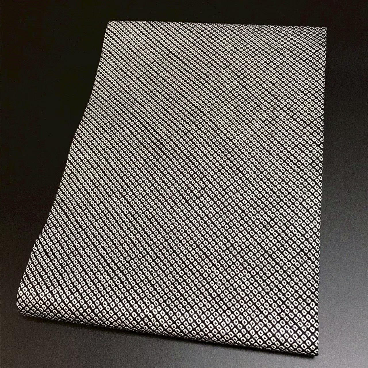 7508# Japanese Vintage Nagoya Obi Belt Kimono Fabric Silk Traditional Shibori