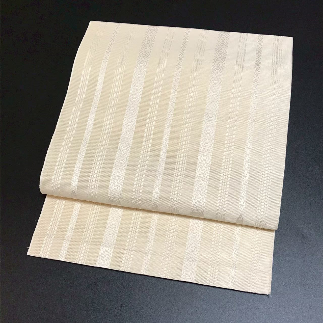 8098# Japanese Vintage Nagoya Obi Belt Kimono Fabric Silk Traditional Summer