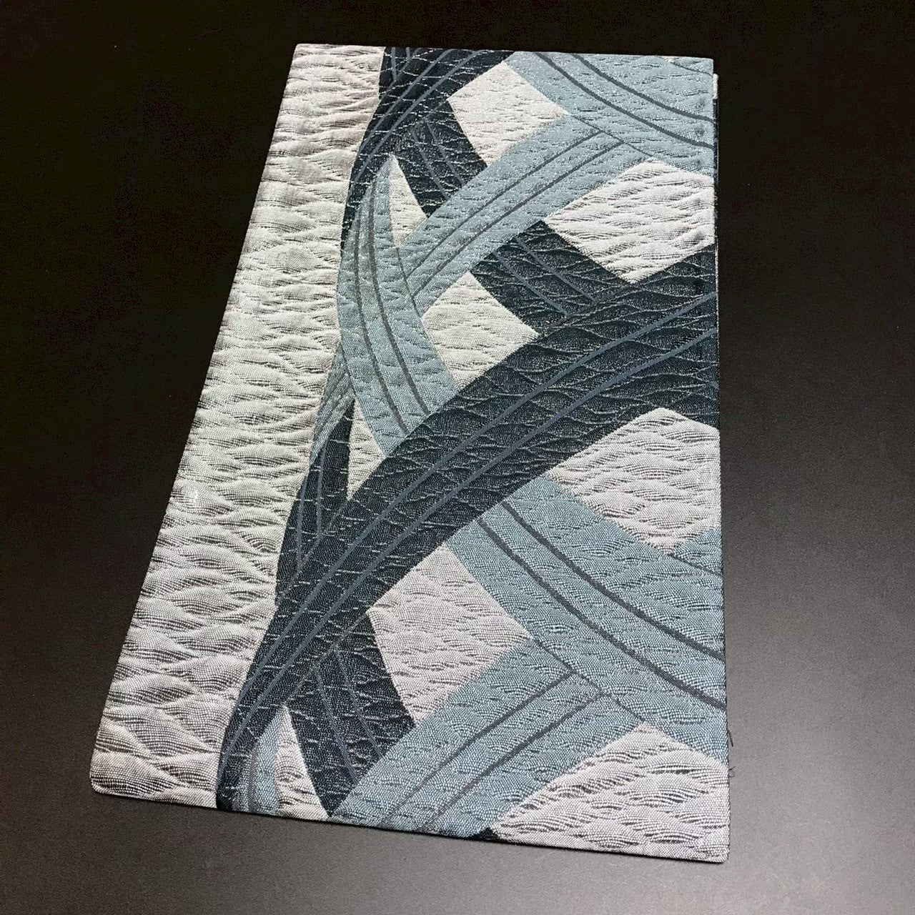 8132# Japanese Vintage Fukuro Obi Belt Kimono Fabric Silk Traditional