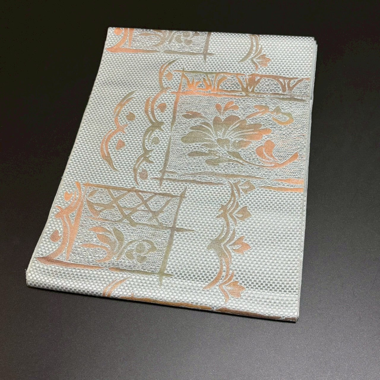 8470# Japanese Vintage Nagoya Obi Belt Kimono Fabric Silk Traditional