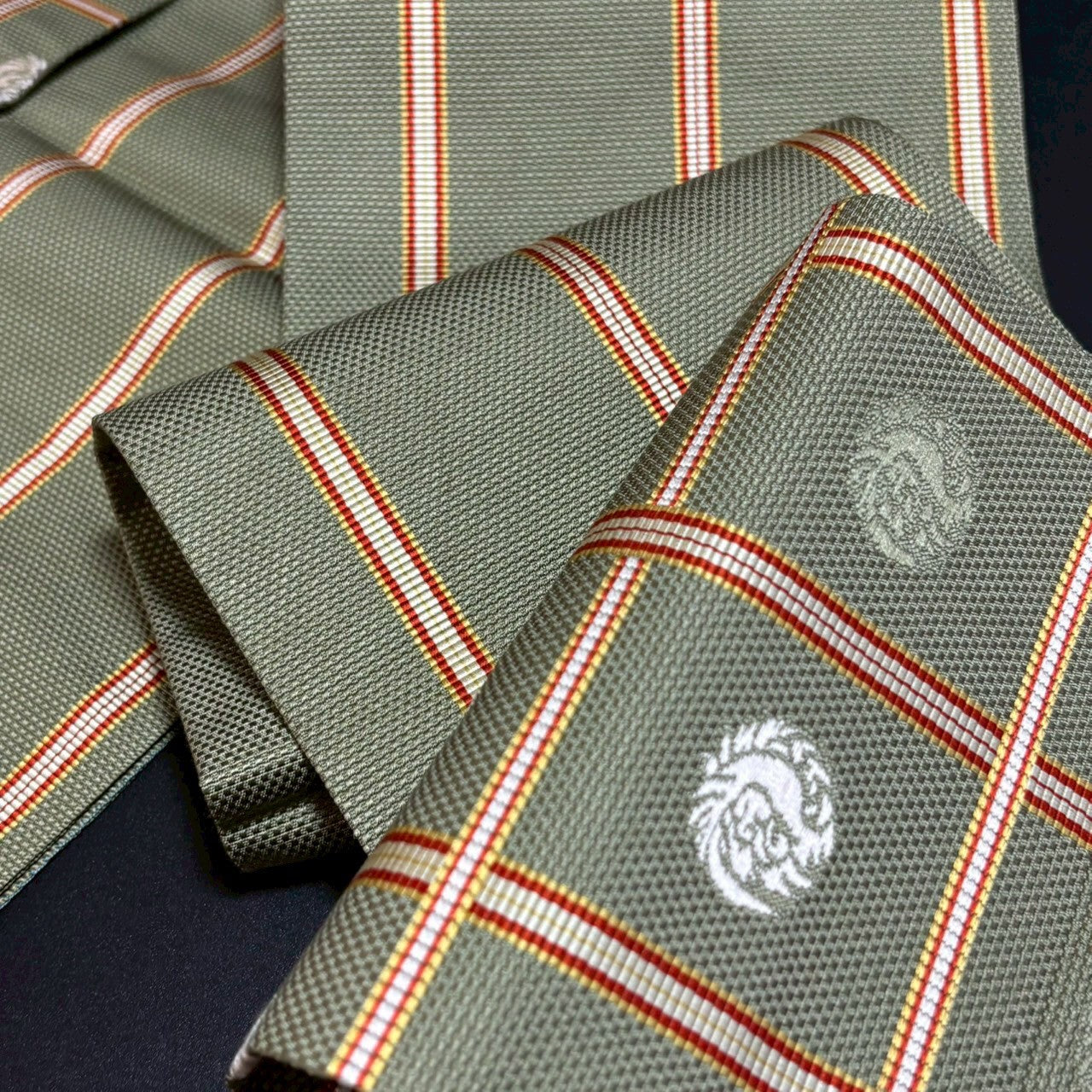 8794# Japanese Vintage Nagoya Obi Belt Kimono Fabric Silk Traditional