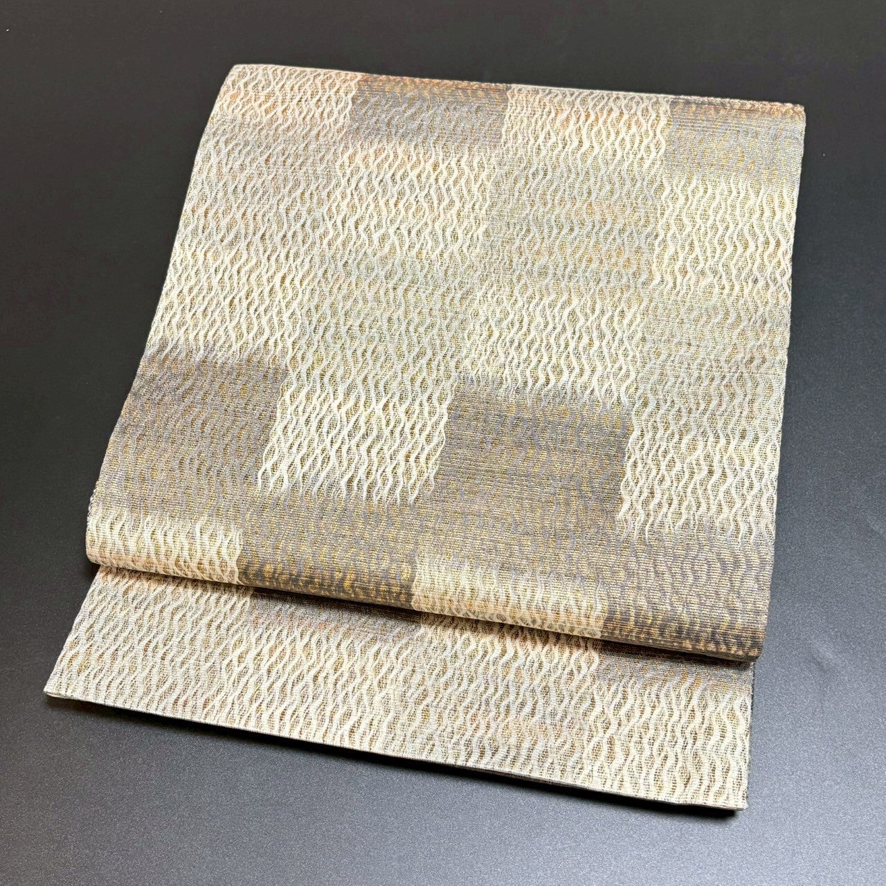 8800# Japanese Vintage Fukuro Obi Belt Kimono Fabric Silk Traditional