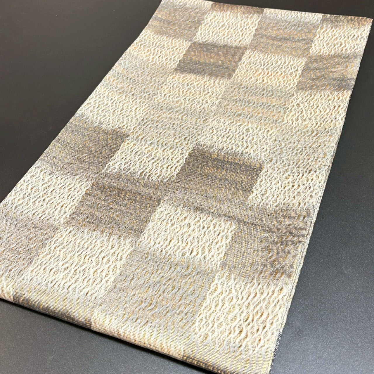 8800# Japanese Vintage Fukuro Obi Belt Kimono Fabric Silk Traditional