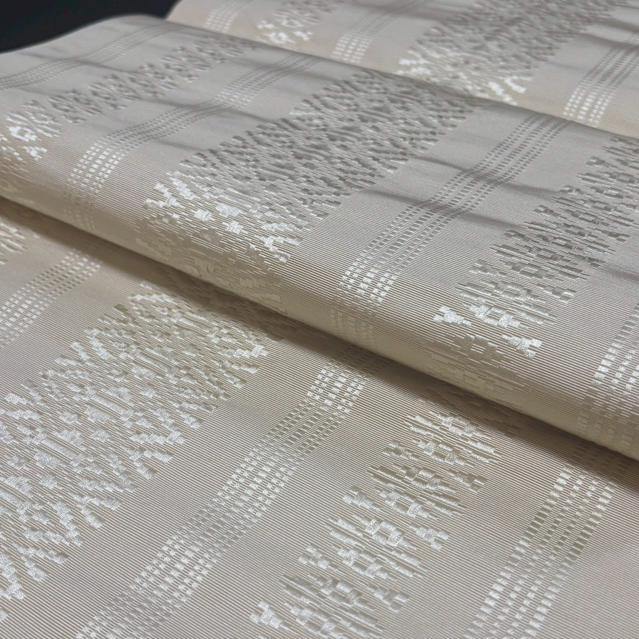 9154# Japanese Vintage Nagoya Obi Belt Kimono Fabric Silk Traditional Hakataori