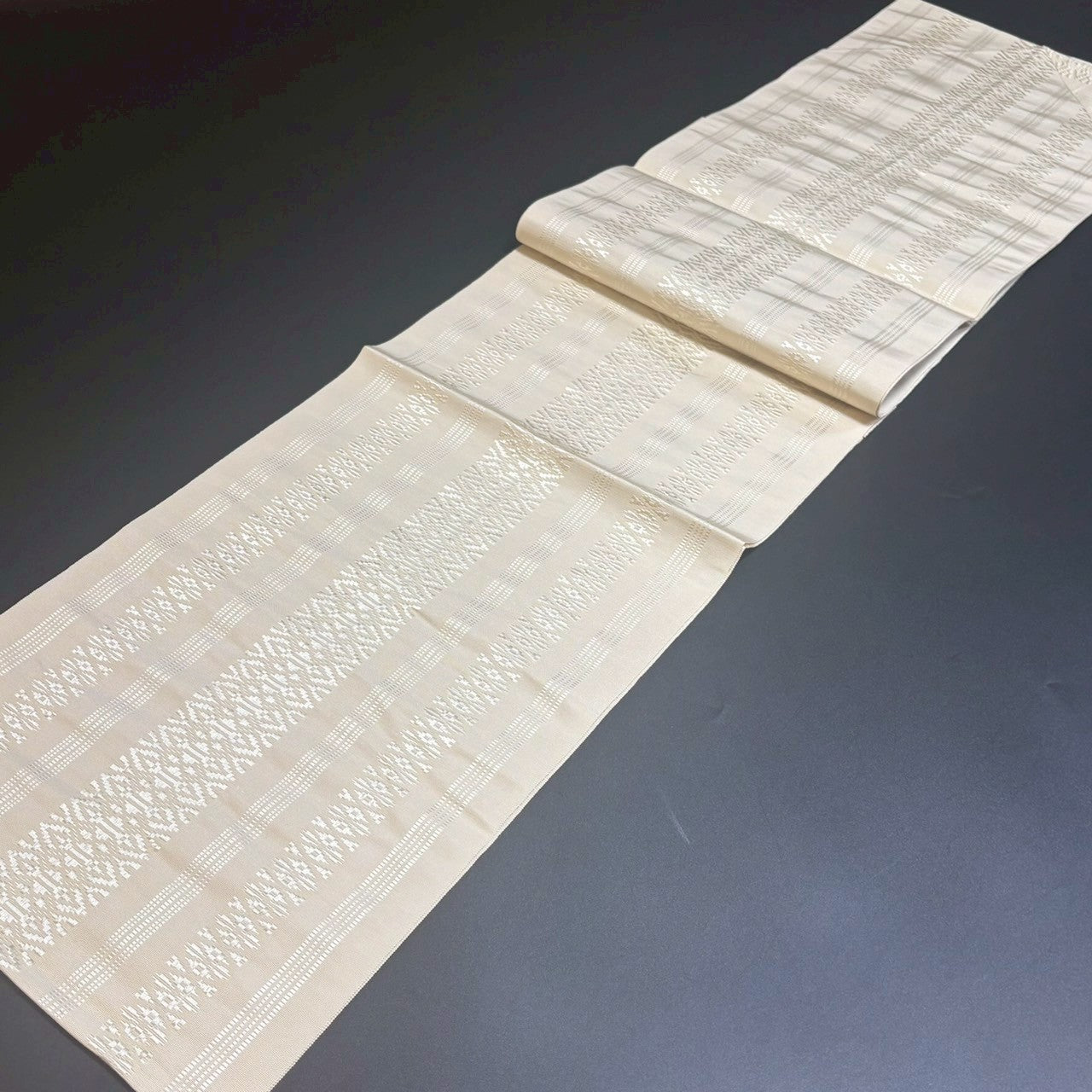 9154# Japanese Vintage Nagoya Obi Belt Kimono Fabric Silk Traditional Hakataori