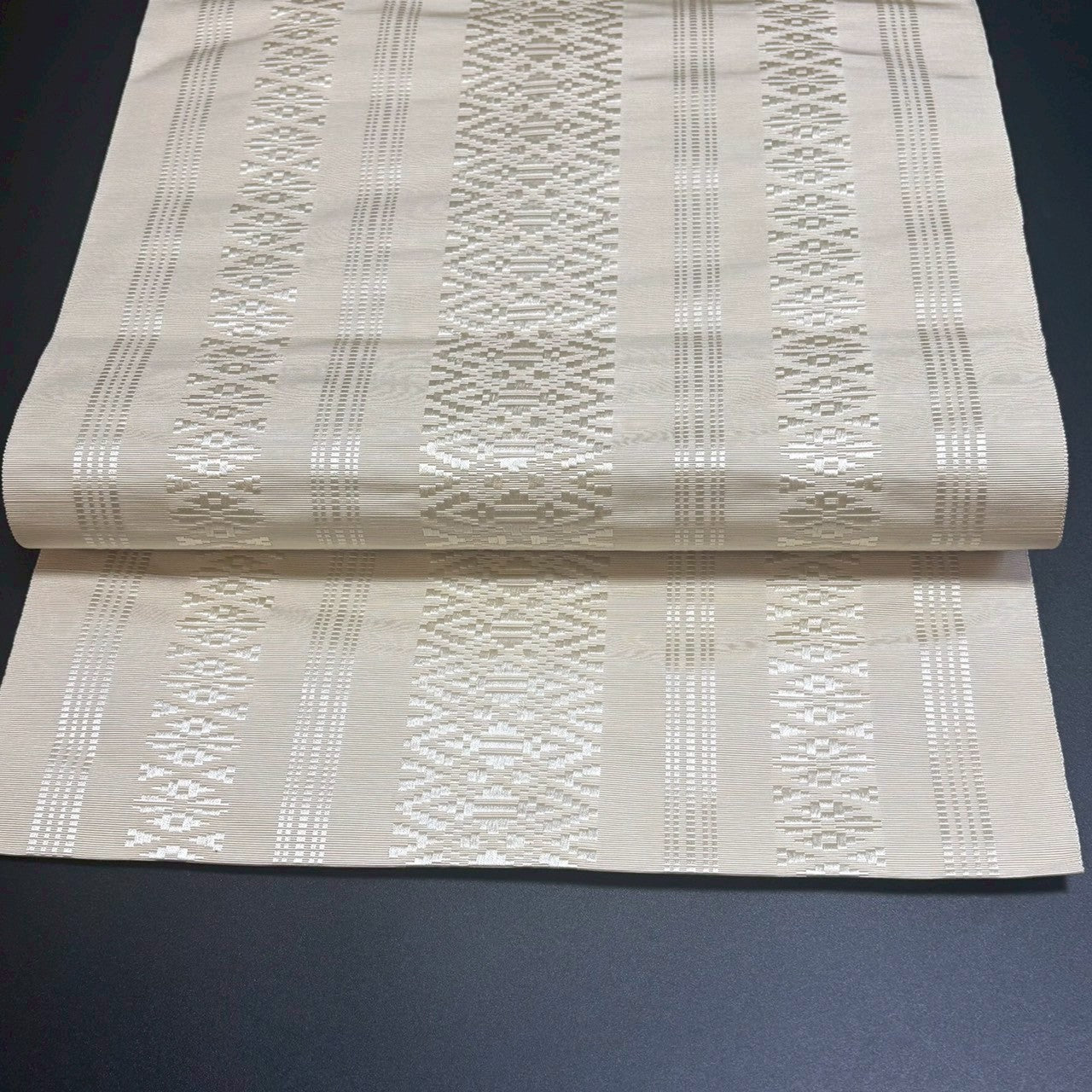 9154# Japanese Vintage Nagoya Obi Belt Kimono Fabric Silk Traditional Hakataori