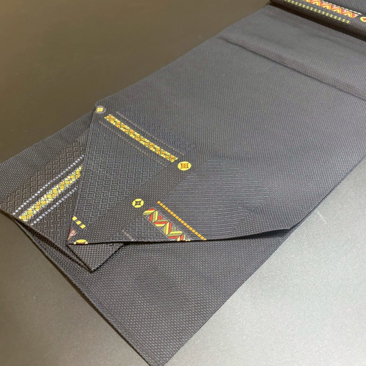 9156# Japanese Vintage Nagoya Obi Belt Kimono Fabric Silk Traditional Hakataori
