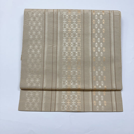 9342# Japanese Vintage Nagoya Obi Belt Kimono Fabric Silk Traditional