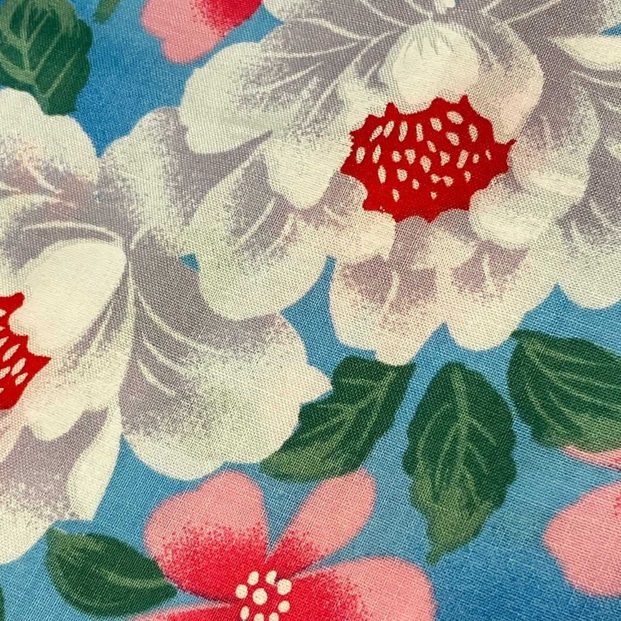 ［9126］浴衣 美品 枝花文様 逸品 ゆかた レディース リメイク 綿