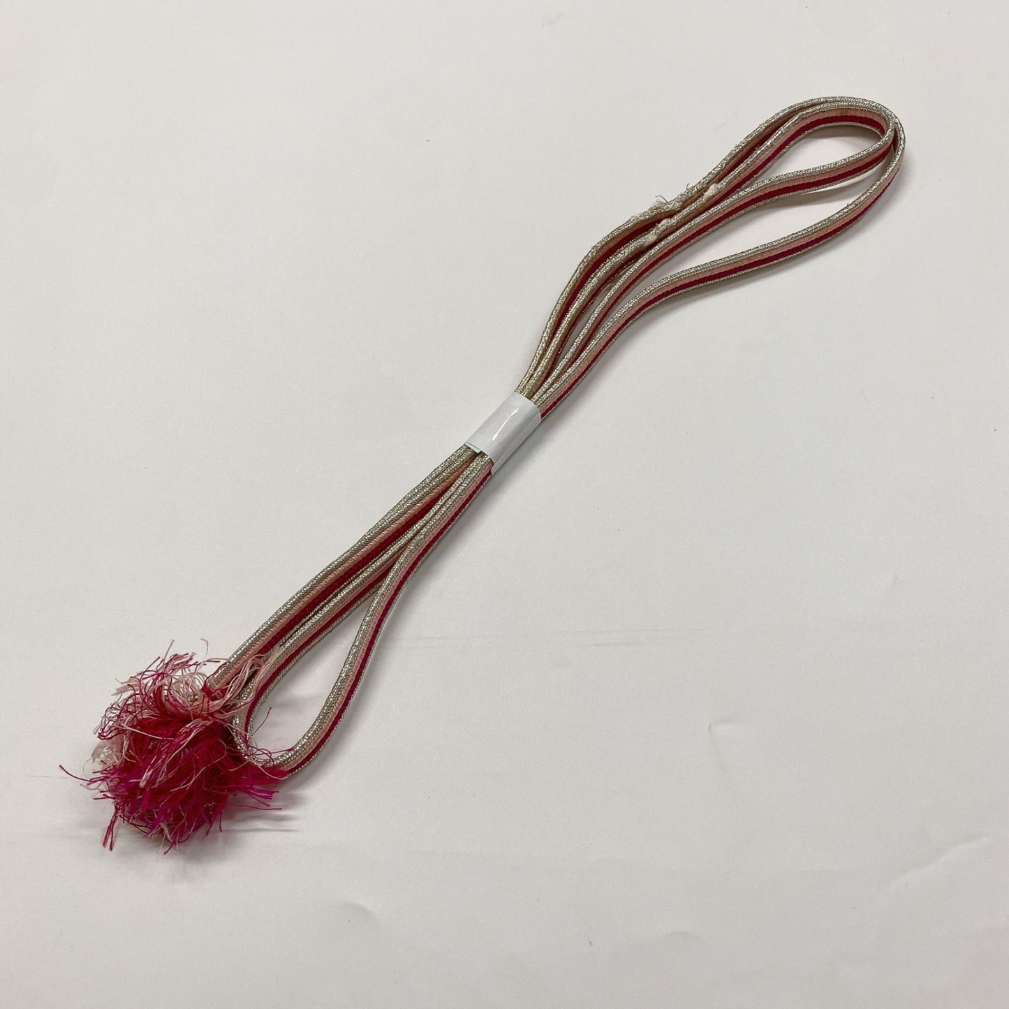［8617］帯締め 帯揚げ セット 無地感覚 銀糸 正絹 着物 帯絞め