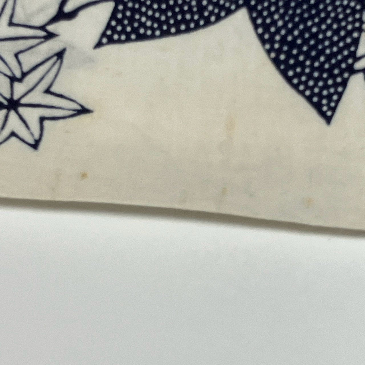 ［9513］浴衣 反物 綿 一反 着尺 楓 夏すがた