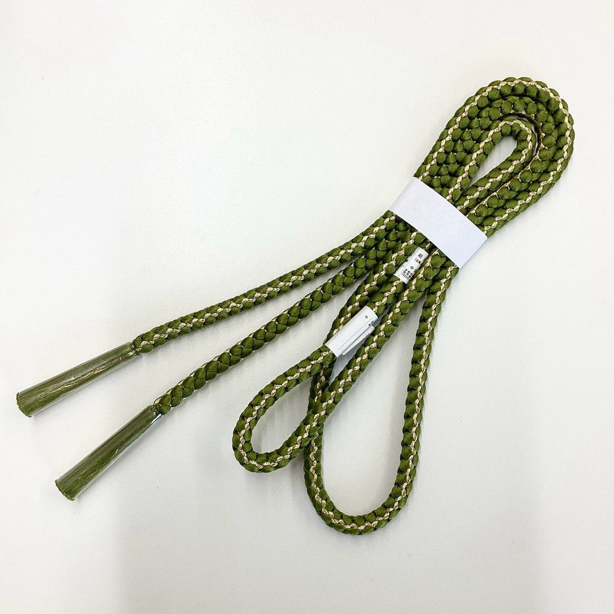 ［9717］帯締め 帯揚げ セット 草花文様 金糸 白 絞り 正絹 着物 帯絞め