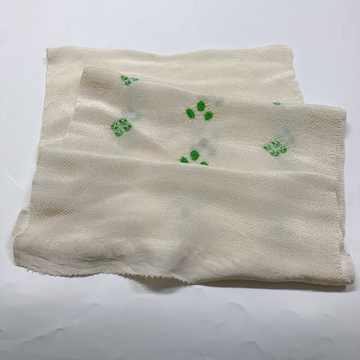 ［9874］帯締め 帯揚げ セット 花菱文様 縮緬 絞り 正絹 着物 帯絞め