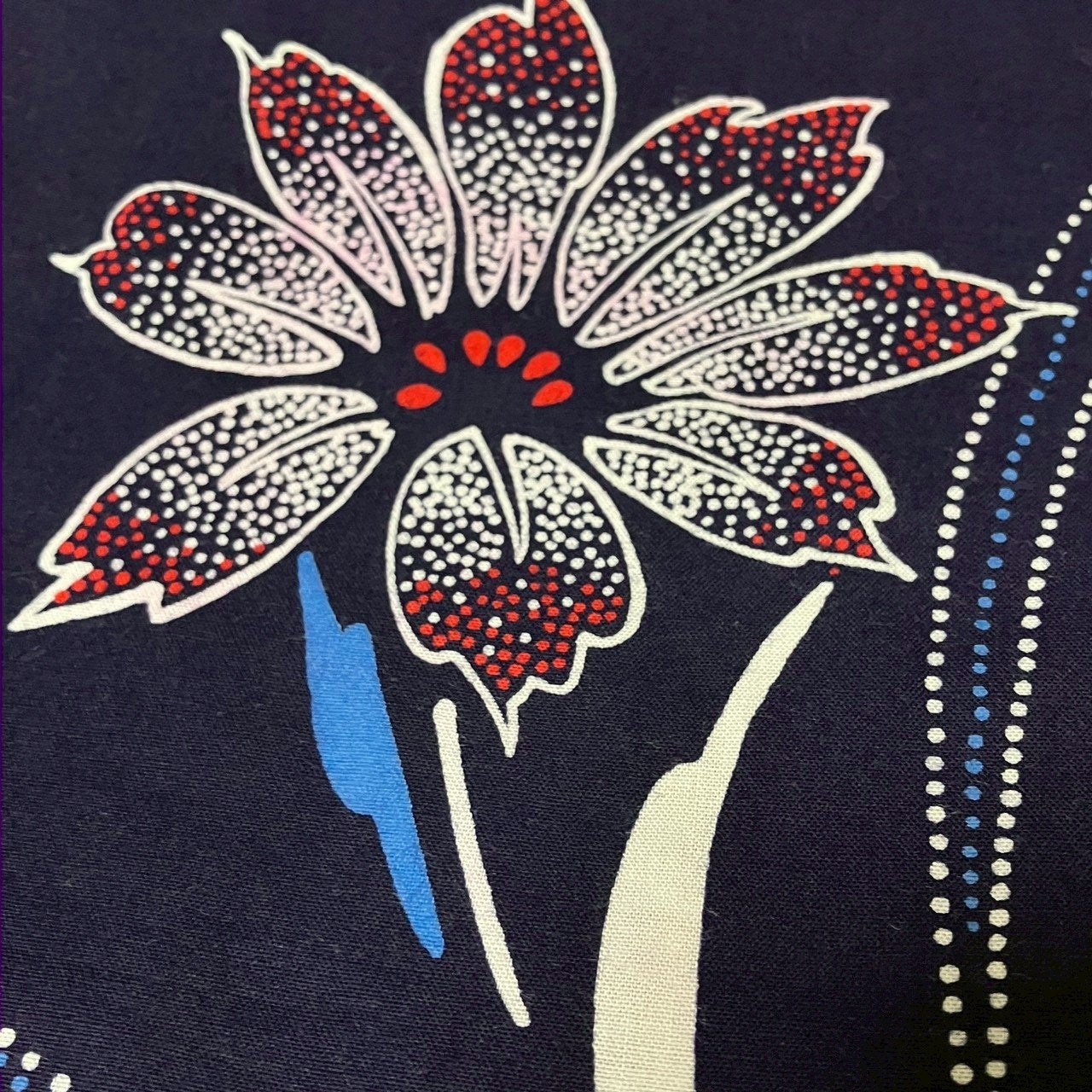 ［9488］浴衣 枝花文様 ゆかた レディース リメイク 綿