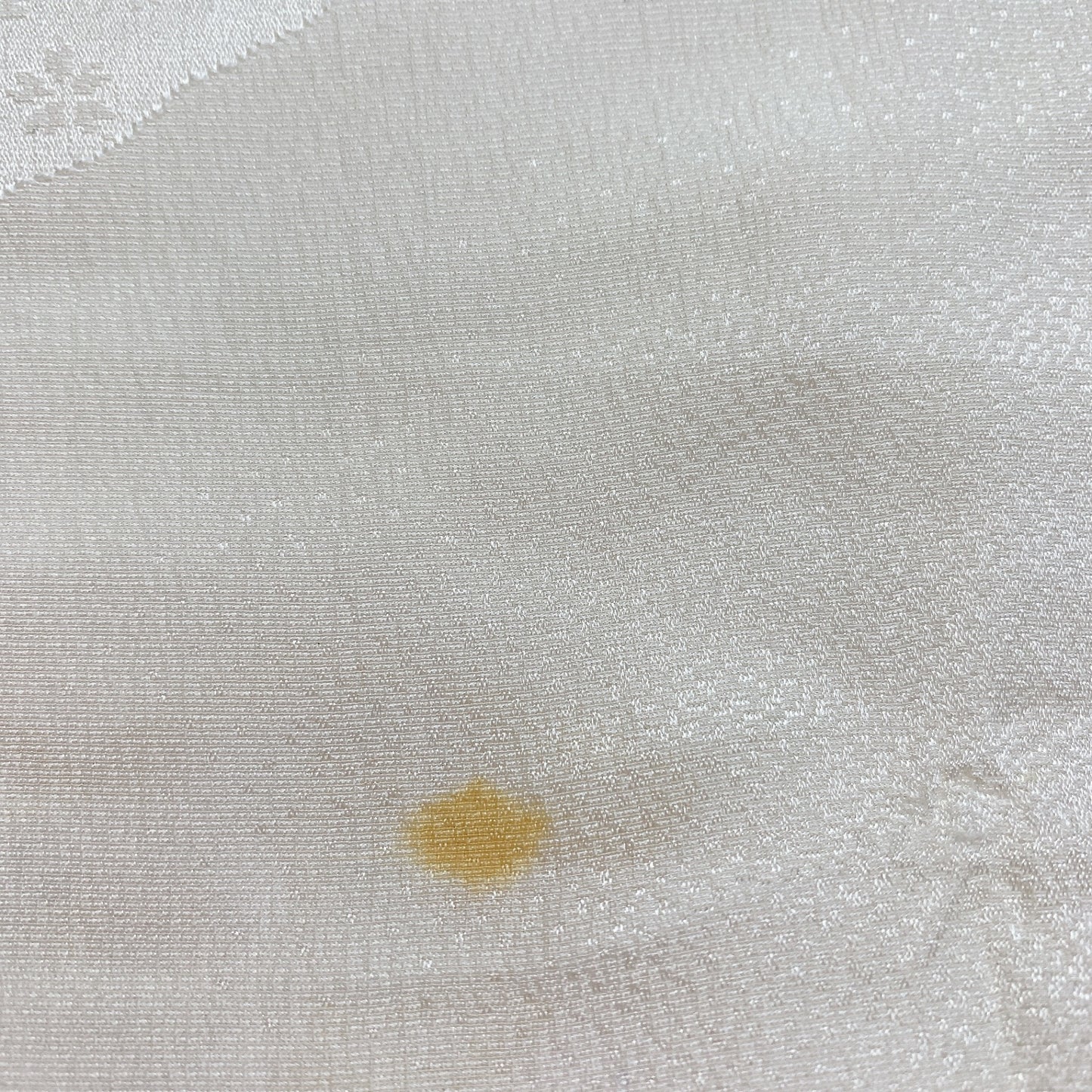 ［8695］帯締め 帯揚げ セット 扇草花文様 金銀糸 正絹 着物 帯絞め
