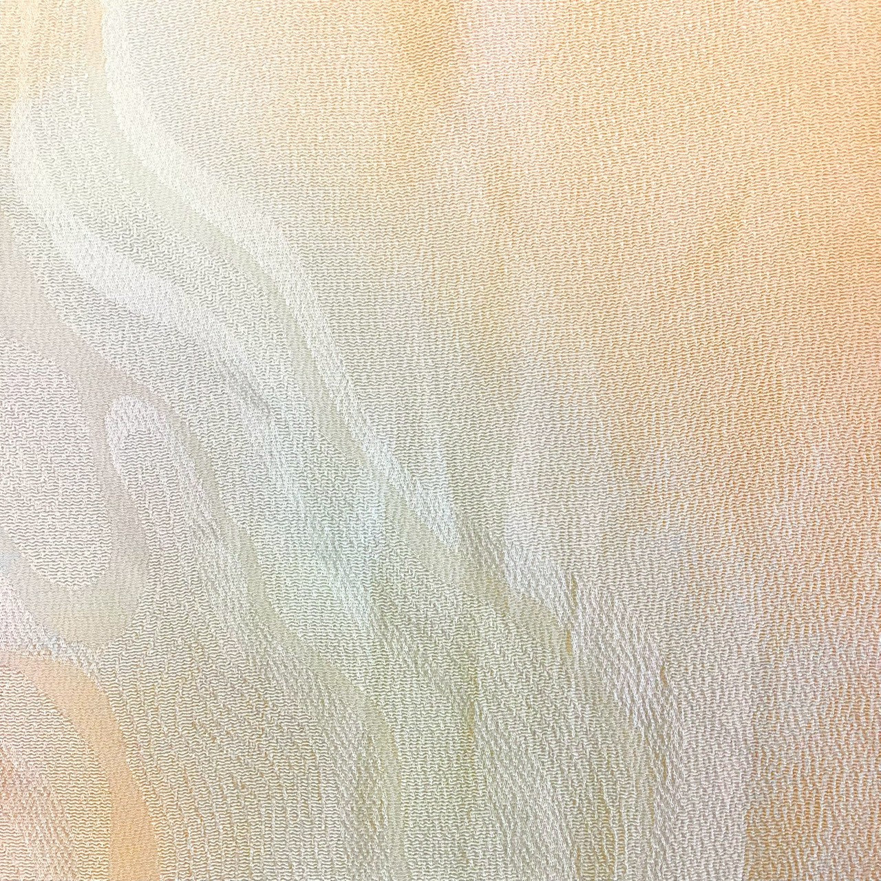 ［8493］帯締め 帯揚げ セット 流水文様 縮緬 金糸 正絹 着物 帯絞め