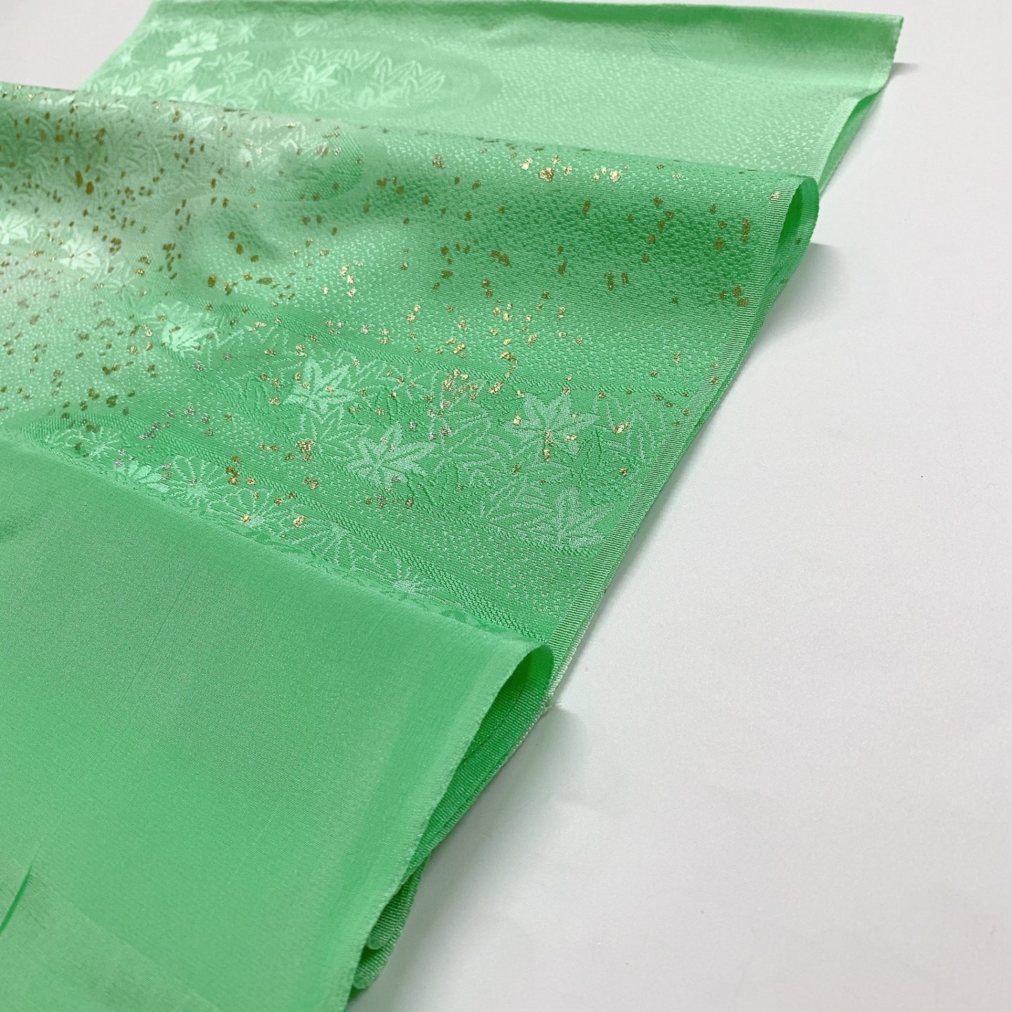 ［8413］帯締め 帯揚げ セット 草花流水文様 金彩 正絹 着物 帯絞め