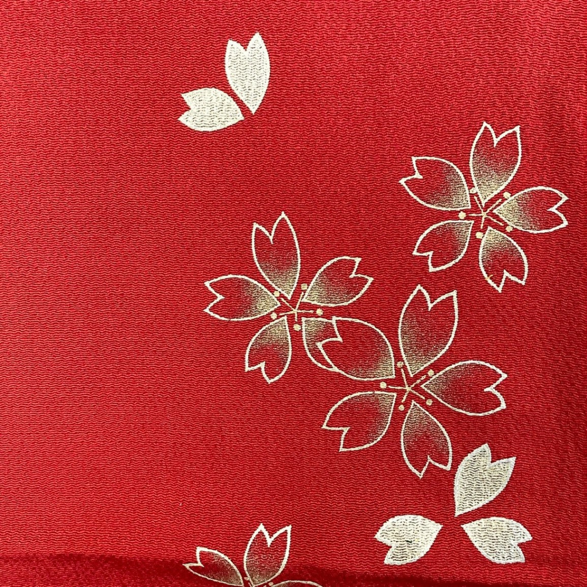 8229# Japanese Kimono Accessory Vintage Obiage and Obijime 2-piece Set Silk