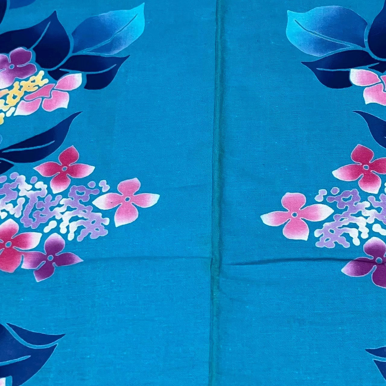 ［9077］浴衣 草花文様 ゆかた レディース 綿 リメイク