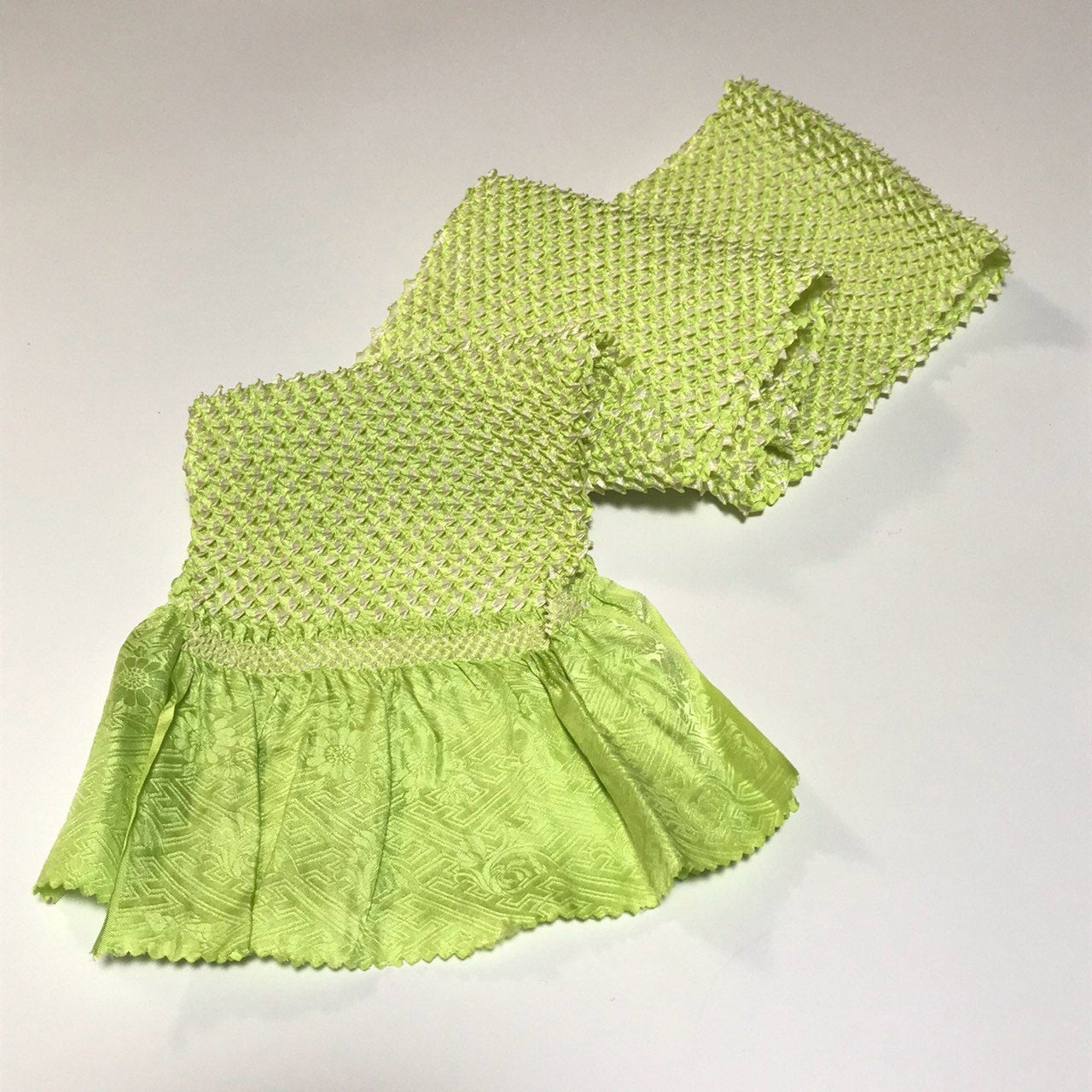［9935］帯締め 帯揚げ セット 美品 総絞り 金糸 正絹 着物 帯絞め 成人式 振袖