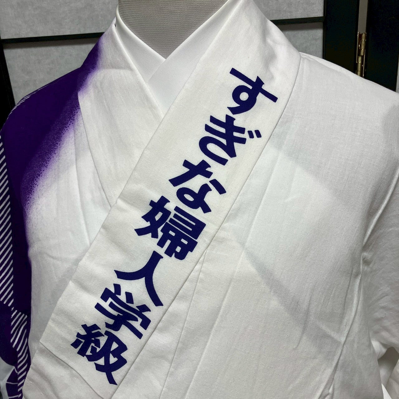 ［8781］浴衣 扇散らし ぼかし 綿 ゆかた レディース リメイク