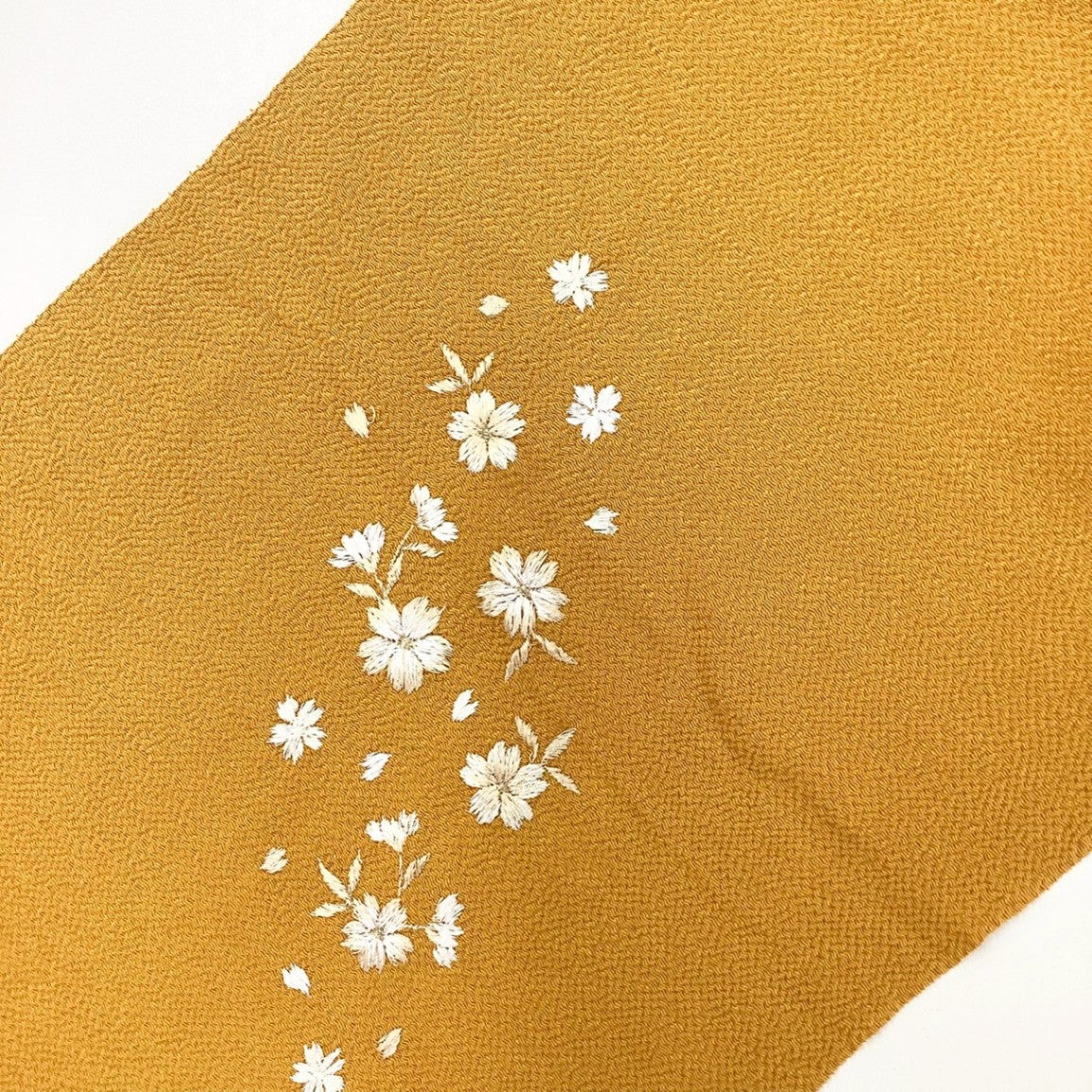 8221# Japanese Kimono Accessory Vintage Obiage and Obijime 2-piece Set Silk
