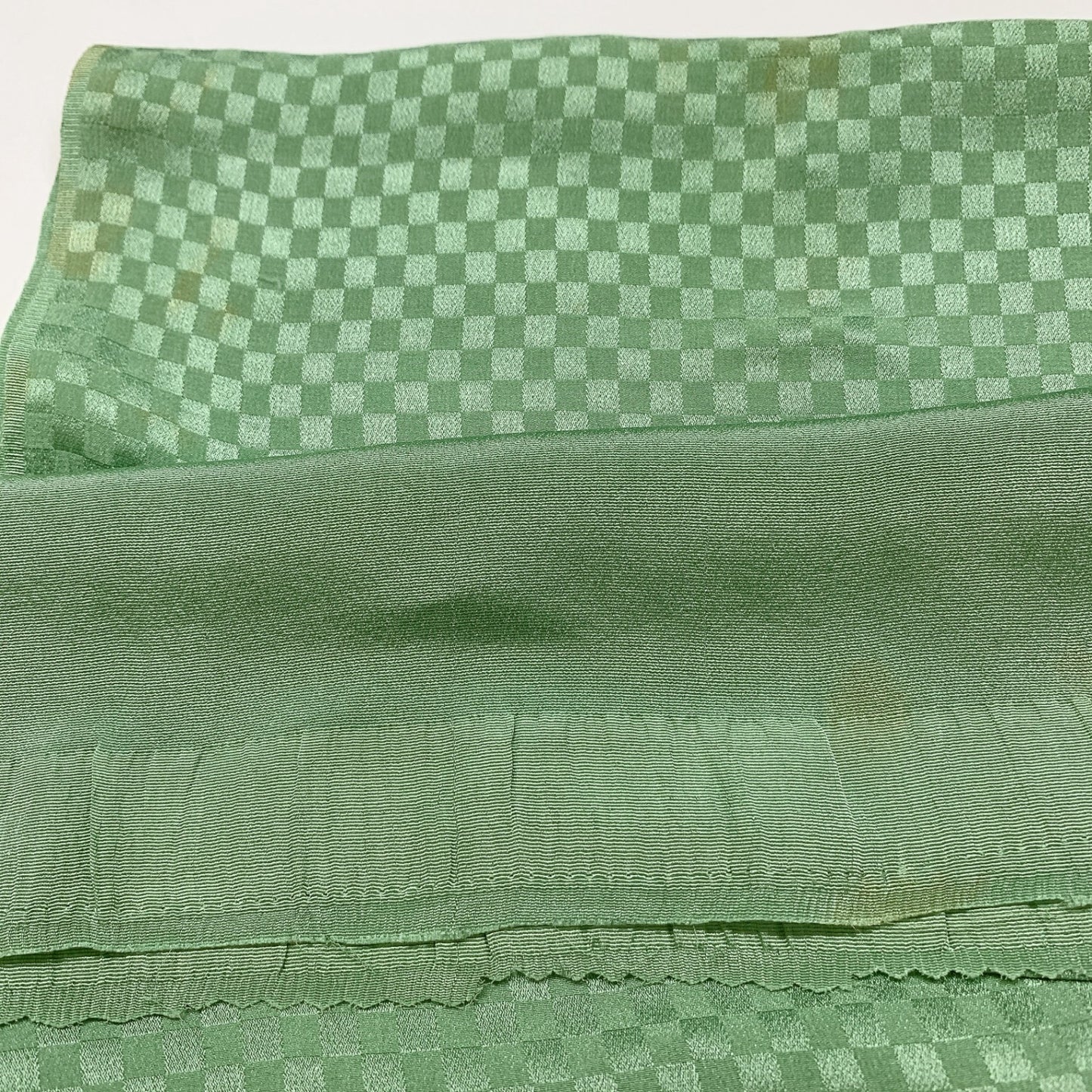 ［9035］帯締め 帯揚げ セット 市松模様 正絹 着物 帯絞め