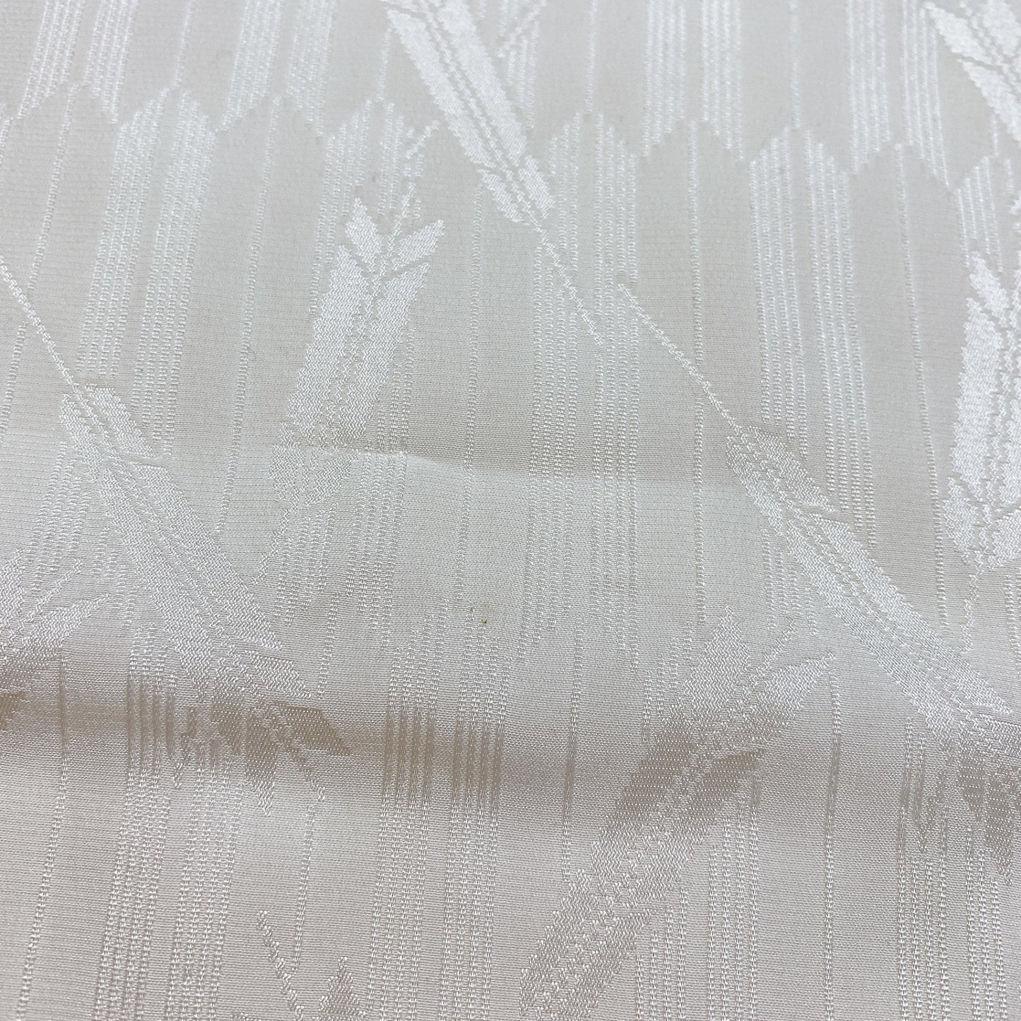 ［8407］帯締め 帯揚げ セット 矢羽根文様 銀糸 正絹 着物 帯絞め