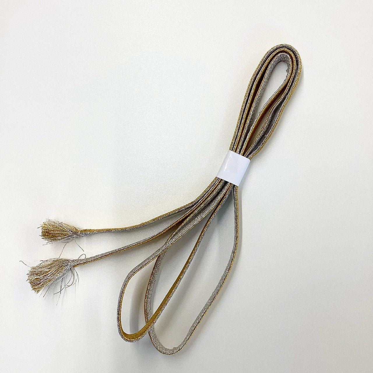［8513］帯締め 帯揚げ セット 乱菊文様 金銀糸 正絹 着物 帯絞め
