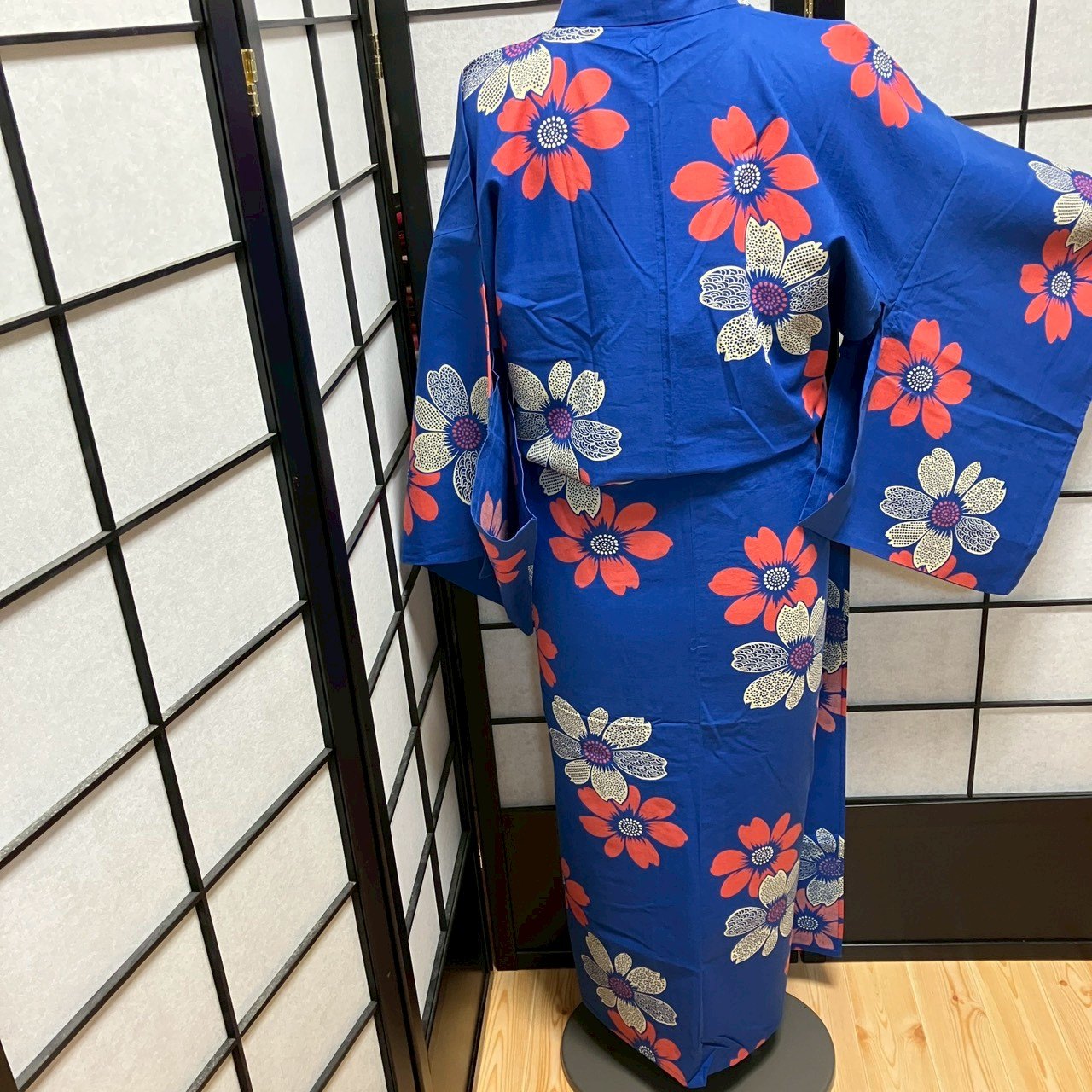 ［9439］浴衣 草木文様 ゆかた 綿 レディース リメイク