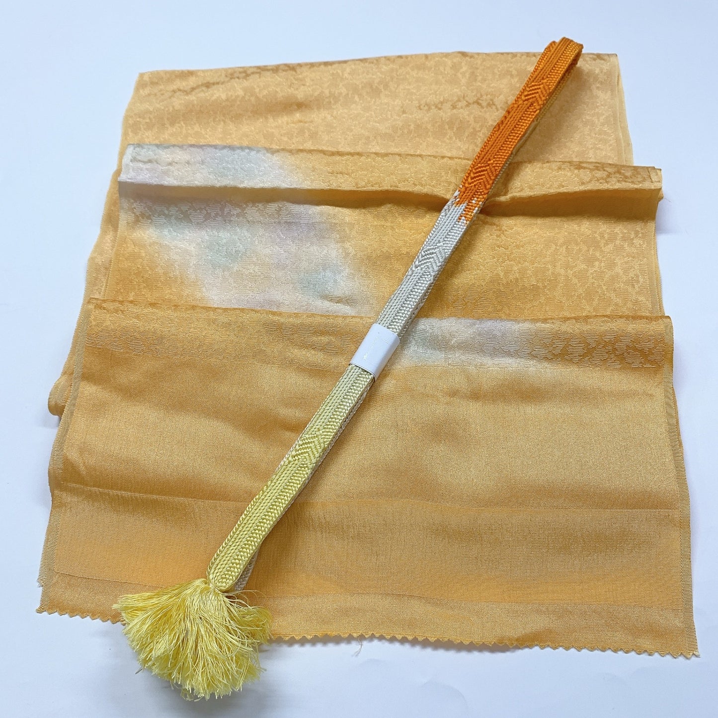 ［8655］帯締め 帯揚げ セット ぼかし染 縮緬 正絹 着物 帯絞め