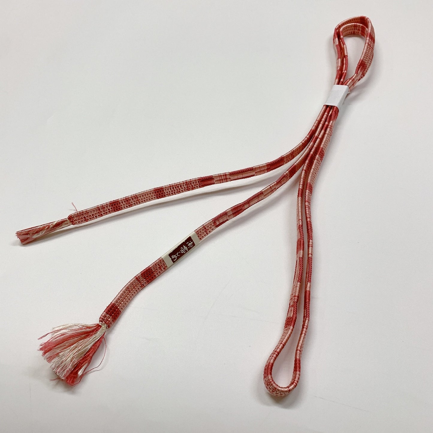 ［8384］帯締め 帯揚げ セット 麻の葉文様 ぼかし 正絹 着物 帯絞め