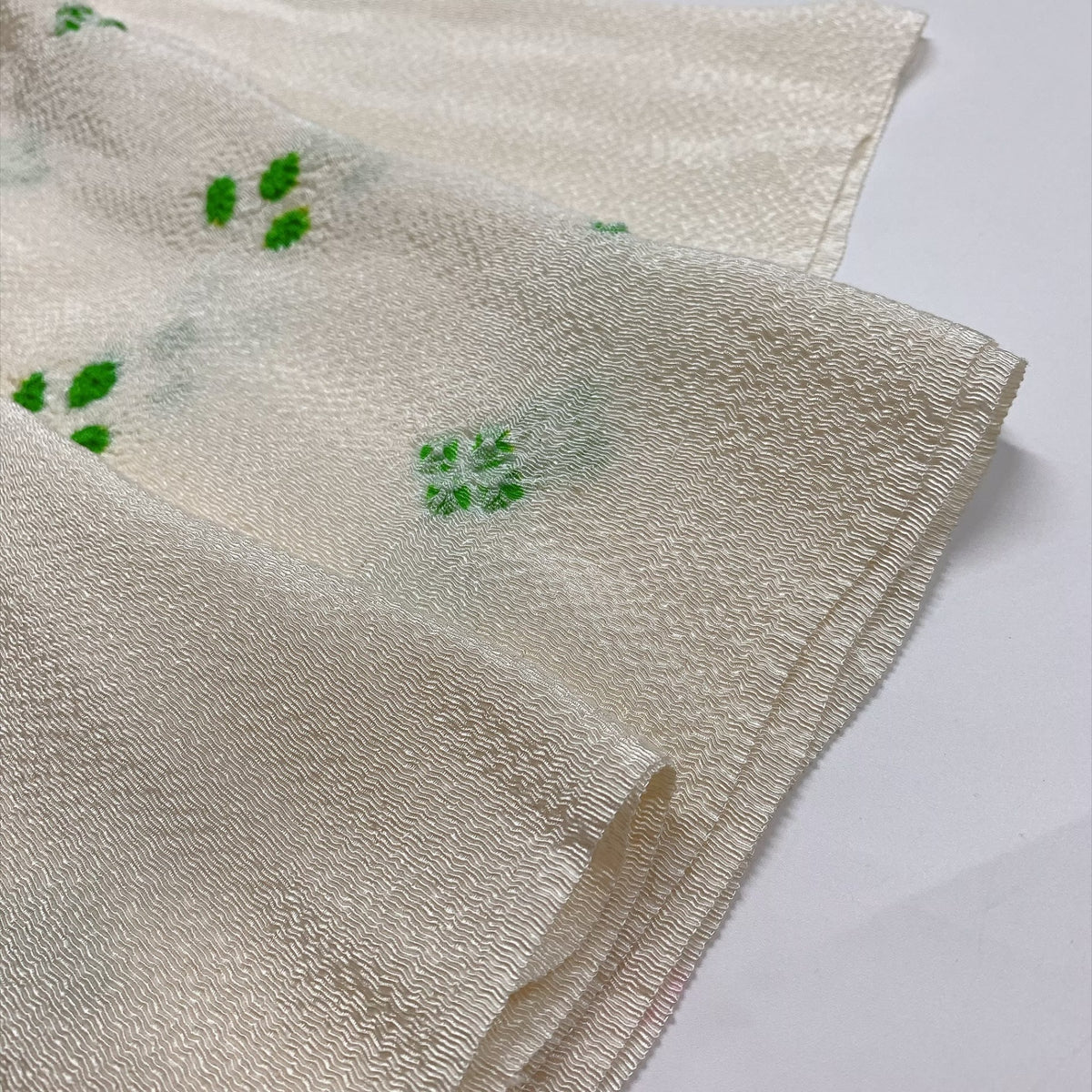 ［9874］帯締め 帯揚げ セット 花菱文様 縮緬 絞り 正絹 着物 帯絞め