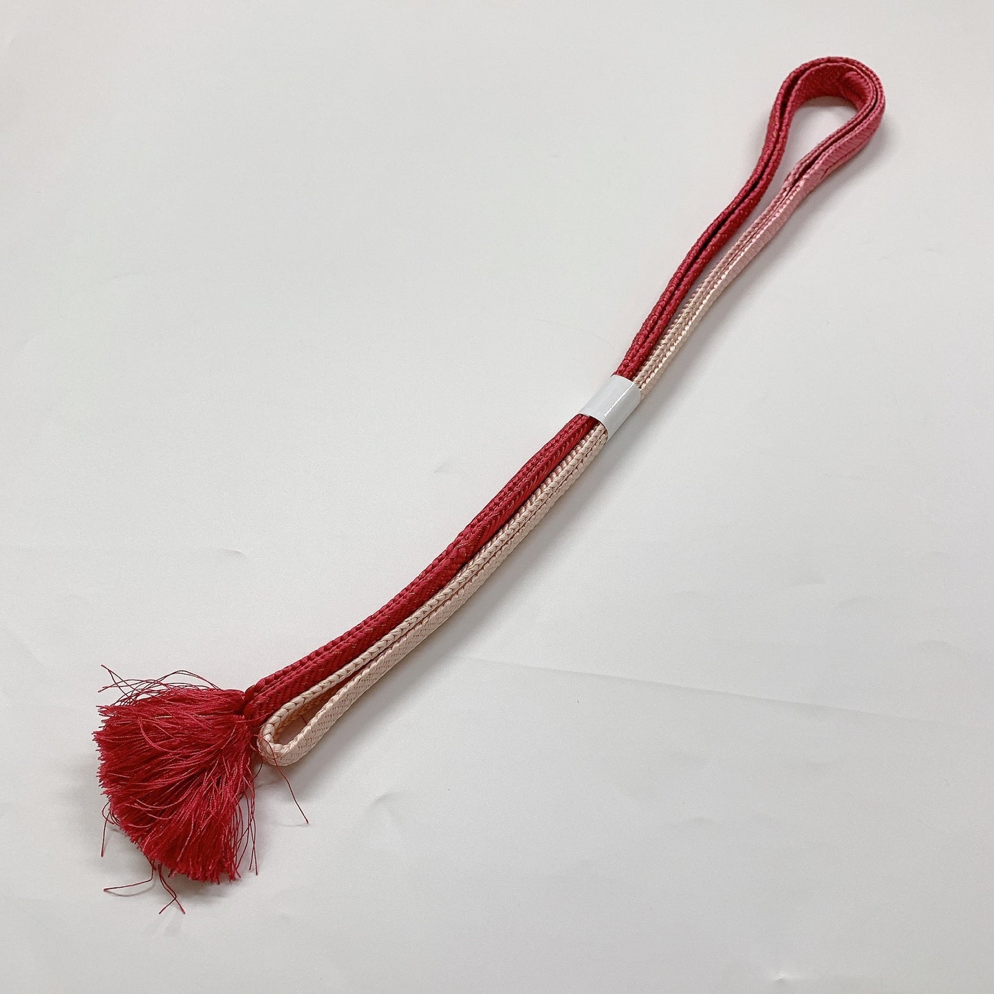 ［8397］帯締め 帯揚げ セット 笹竹鳥文様 ぼかし 正絹 着物 帯絞め