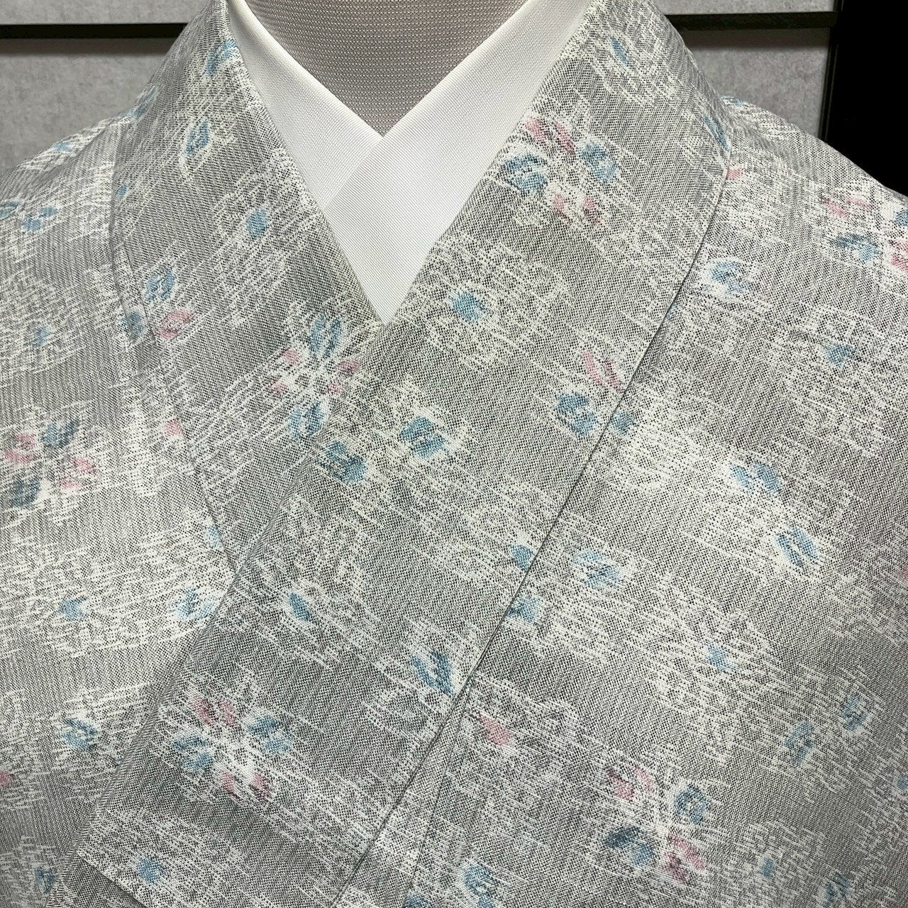 ［9489］浴衣 花吉祥文様 ゆかた レディース 綿 リメイク