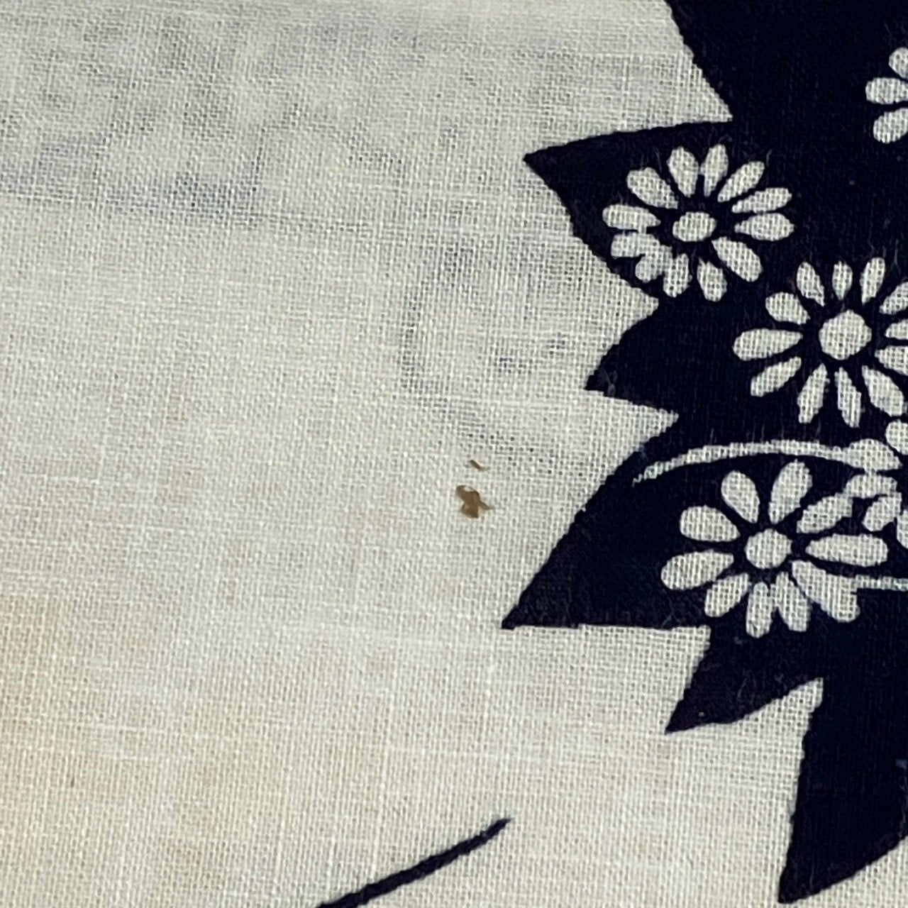 ［9516］浴衣 反物 綿 一反 着尺 楓菊模様 松屋扱い