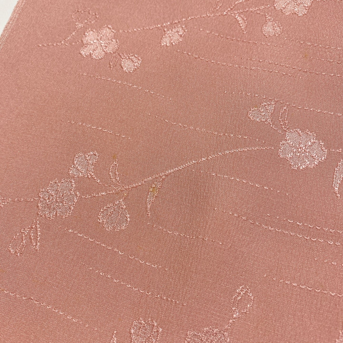 ［8345］帯締め 帯揚げ セット 枝花文様 金糸 正絹 着物 帯絞め