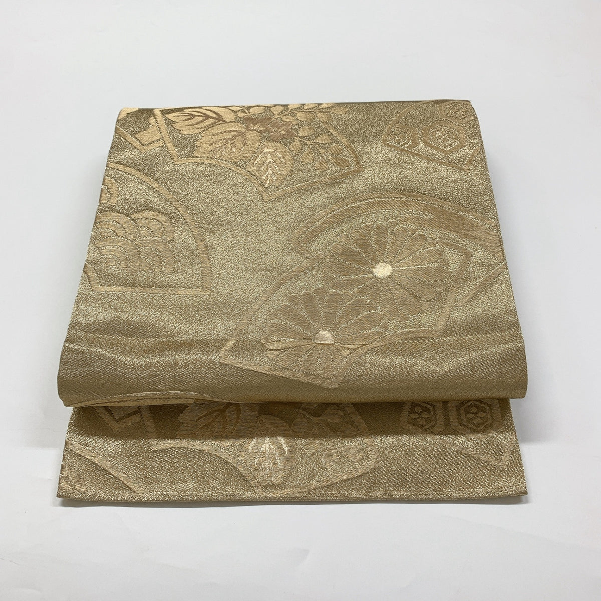 8933# Japanese Vintage Fukuro Obi Belt Kimono Fabric Silk Traditional