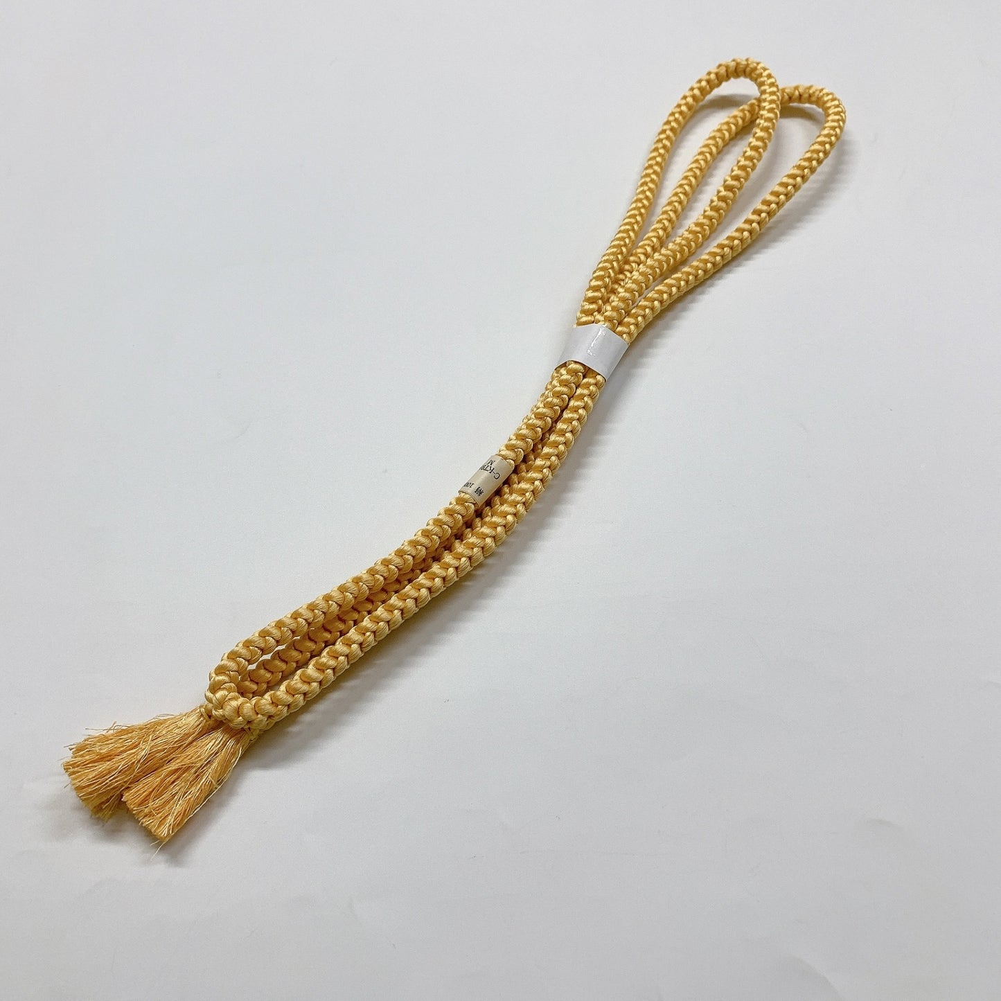 ［8692］帯締め 帯揚げ セット 草花文様 金彩 正絹 着物 帯絞め